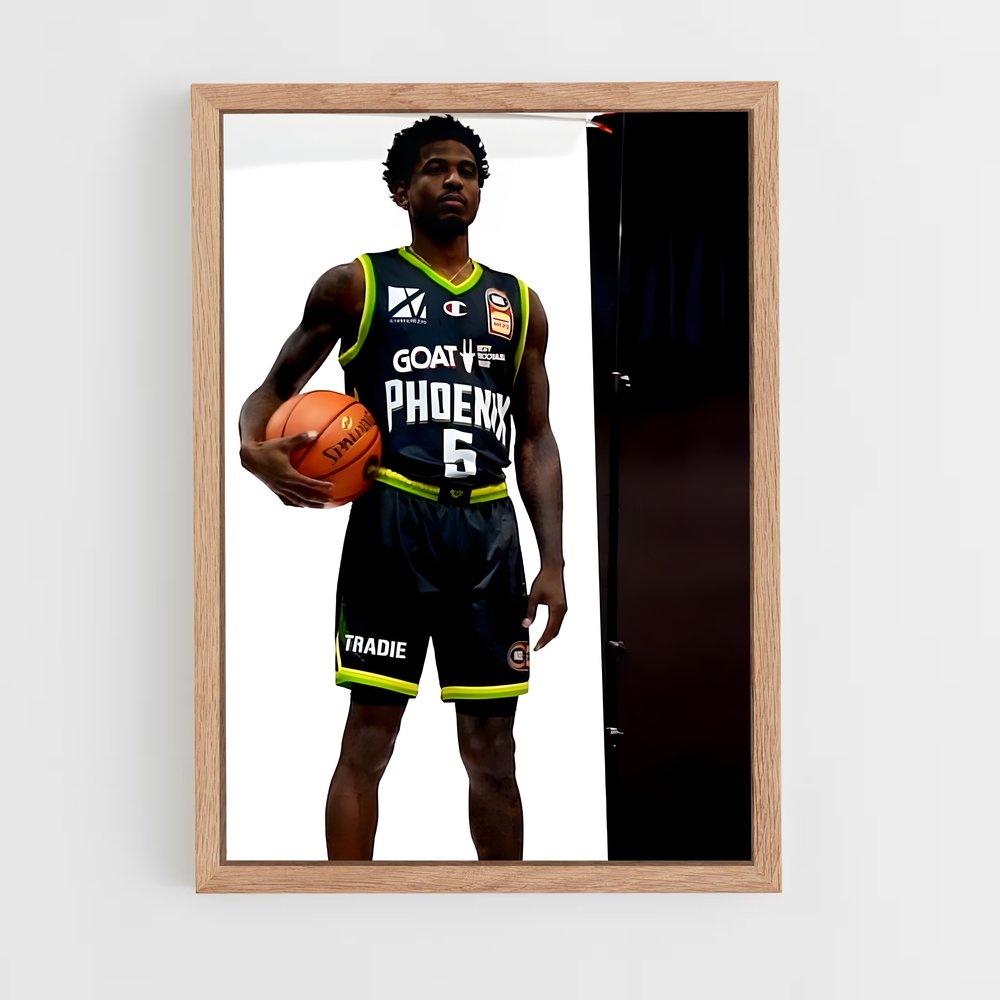 Poster Phoenix dans la Main – affiche Basketball (vue 4)